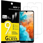 NEW'C 2 Stuks, Screen Protector voor Huawei Y6 Prime (2019), Y6 (2019), Gehard Glass Schermbeschermer Film 0.33 mm ultra transparant, ultra resistent, Anti-kras, anti-vingerafdrukken