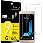 NEW'C 2-Stuks, Screen Protector voor Samsung Galaxy J5 2016 (SM-J510), Gehard Glass Schermbeschermer Film 0.33 mm ultra transparant, ultra resistent, Anti-kras, anti-vingerafdrukken
