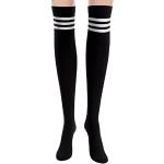 Casual Zwarte Overknee sokken  in maat M voor Dames 