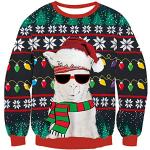Acryl All over print Sweatshirts met print  voor een Kerstmis  in maat L voor Heren 