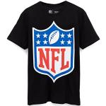 NFL Jersey T-shirt Mens Volwassenen Amerikaans Voetbal Schild Logo Black Top