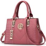 Klassieke Roze Imitatie leren Klassieke handtassen voor Dames 