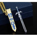 NIEUW Hot Game The Legend Of Zelda gouden ketting Afneembare Master Sword ketting geschenken
