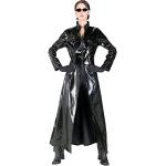 Nieuwe aanbieding Heren Dames Matrix Neo Lange Zwarte Leren Jas Cosplay Kostuum Plus Maat S-XL