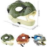 Groene Latex Dinosaurus Speelgoedartikelen met motief van Halloween 