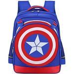 Nieuwe Captain America 3 basisschooltas Marvel Avengers Children's Shield Boy-rugzak-Zoon moeder tas klein hemelsblauw