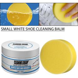 Nieuwe multifunctionele reinigings- en vlekverwijderingscrème voor witte schoenen met spons