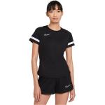 Zwarte Polyester Nike Academy Sport T-shirts  in maat XS voor Dames 