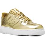 Gouden Rubberen Nike Air Force 1 Damessneakers 