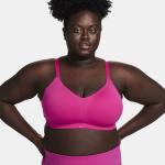 Roze Stretch Nike Sport bh's  in maat L met Lichte Ondersteuning voor Dames 