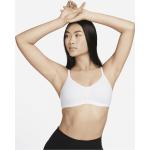 Witte Stretch Nike Sport bh's met Lichte Ondersteuning voor Dames 