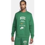 Klassieke Groene Fleece Nike Hoodies Ronde hals  in maat M voor Heren 