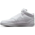 Witte Ademend Nike Court Vision Hoge sneakers  in maat 45 voor Heren 