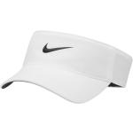Witte Polyester Nike Dri-Fit Zonnekleppen  in maat L voor Dames 