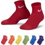 Casual Multicolored Nike Dri-Fit Enkelsokken 