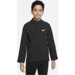 Zwarte Polyester Nike Dri-Fit Geweven Kinderjassen voor Jongens 
