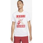 Witte Jersey Nike Dri-Fit Ademende Fitness-shirts  in maat XXL met motief van Fiets voor Heren 
