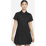 Zwarte Polyester Nike Dri-Fit Ademende Poloshirts  in maat 3XL voor Dames 