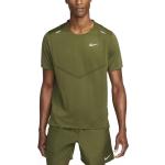 Groene Polyester Nike Rise 365 Hardloopshirts  in maat XL voor Heren 