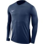 Blauwe Polyester Nike Tiempo Ademende Gestreepte Voetbalshirts  in maat S voor Heren 