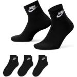 Casual Zwarte Badstoffen Nike Essentials Enkelsokken  in 41 