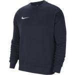 Marine-blauwe Fleece Nike Park Ronde-hals truien Ronde hals  in maat L voor Heren 