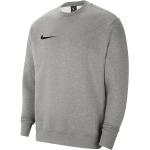 Grijze Fleece Nike Park Ronde-hals truien Ronde hals  in maat L voor Heren 