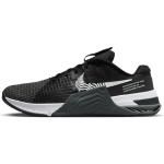Nike Heren Metcon 8 Sneakers, Black White Dk rookrookrookgrijs, 35.5 EU