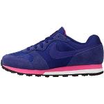 Koningsblauwe Nike MD Runner Hardloopschoenen  in maat 35 met Ritssluitingen voor Dames 