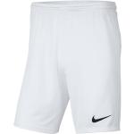 Witte Polyester Nike Park Voetbalshorts  in maat XL voor Heren 