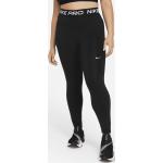 Zwarte Polyester Nike Pro Damesleggings  in Grote Maten  in Grote Maten 