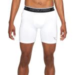 Witte Polyester Stretch Nike Dri-Fit Fitness-shorts  in maat XXL voor Heren 