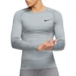Grijze Polyester Nike Pro Voetbalshirts  in maat XXL voor Heren 