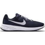 Blauwe Rubberen Ademend Nike Revolution 6 Hardloopschoenen met demping  in maat 43 voor Heren 