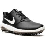 Zwarte Rubberen Waterbestendig Nike Roshe Run Sneakers met Ritssluitingen 
