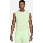 Groene Jersey Nike Dri-Fit Geperforeerde Mouwloze T-shirts  in maat M voor Heren 
