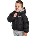 Zwarte Polyester Nike Kinderjassen met capuchon voor Jongens 