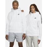 Casual Witte Fleece Nike Hoodies  in maat XL voor Heren 