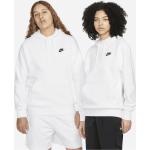 Casual Witte Fleece Nike Hoodies  in maat XL voor Heren 