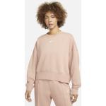 Roze Fleece Nike Essentials Oversized sweaters Ronde hals  in maat S voor Dames 