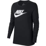 Zwarte Jersey Nike Longsleeves  in maat S voor Dames 