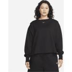 Casual Zwarte Fleece Nike Oversized sweaters Ronde hals  in maat XS voor Dames 