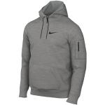 Nike Therma-Fit, DQ4844-063, heren-top met lange mouwen, donkergrijs heather/particle grey/zwart, maat L