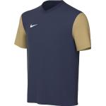 Nike Uniseks-Kind Short Sleeve Top Y Nk Df Tiempo Prem Ii Jsy Ss, Marineblauw - Goud, DH8389-411, XS