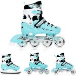 NILS inline skates, rolschaatsen, schaatsen # 4-in-1 verstelbare inline skates, ijshockey, meisjes & jongens & dames NH10905
