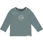 Donkergroene Noppies Amanda Gewatteerde Kinder T-shirts  in maat 62 met motief van Olifanten Sustainable voor Babies 