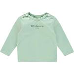 Noppies Baby U T-shirt Ls Hester Tekst T-Shirt, Groen (Grijze munt C175), 68 cm