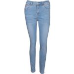 Blauwe Polyester Stretch Hoge taille jeans  in maat M voor Dames 