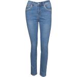 Blauwe Polyester Stretch Hoge taille jeans  in maat M voor Dames 