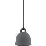 Norman Copenhagen Bell Hanglamp, aluminium, grijs, 22 cm